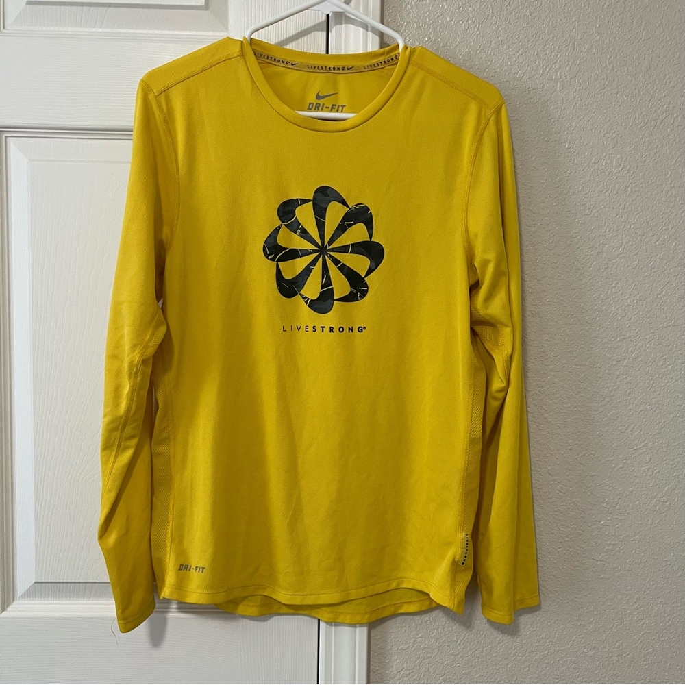 Nike Livestrong Dri-FIT Long Sleeve Shirt - Small